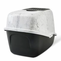 Savic Nestor Marble Cat Litter Box -Zooplus Sales Shop 252329 savic katzentoilettenestor marble hs 04 3