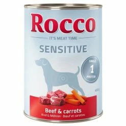 Rocco Sensitive Saver Pack 24 X 400g -Zooplus Sales Shop 257438 pla rocco sensitive beefcarrots 400g 1000x1000 0