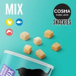 Cosma Snackies Minis Maxi Tube -Zooplus Sales Shop 262513 cosma snackies mini foodboard mix maxitube 1000x1000 6