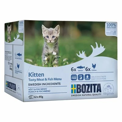 Bozita Kitten Chunks In Sauce Pouches 12 X 85g 3 Bozita Kitten Chunks In Sauce Pouches 12 X 85g