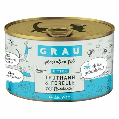 GRAU Gourmet Kitten Grain-Free 6 X 200g 3 GRAU Gourmet Kitten Grain-Free 6 X 200g