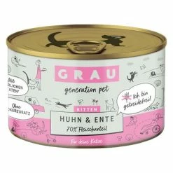 GRAU Gourmet Kitten Grain-Free Multipack -Zooplus Sales Shop 268496 pla grau kitten getreidefrei huhn ente hs 01 6