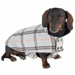 Flannel Check Dog Coat -Zooplus Sales Shop 269061 35cm dackel fg 2607 3