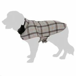 Flannel Check Dog Coat