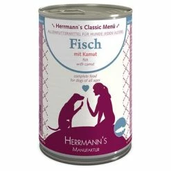 Herrmann's Menu Mixed Trial Pack 12 X 400g -Zooplus Sales Shop 27077 pla zp d10 classic fisch kamuth 400g web 6