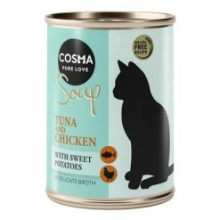 Cosma Soup Saver Pack 24 X 100g -Zooplus Sales Shop 274518 pla cosma soup tunachicken 100g 1000x1000 4