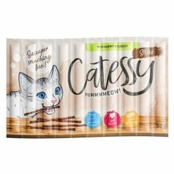 Catessy Sticks Super Saver Pack 150 X 5g -Zooplus Sales Shop 296002 pla catessysticks rabbitturkey 10x5g hs 01 0