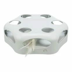 Trixie Turning Feather Cat Toy -Zooplus Sales Shop 2 74762 trixie katzenspielzeug turning feather grau hs 06 3