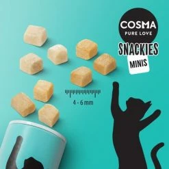 Cosma Snackies Minis Maxi Tube -Zooplus Sales Shop 2 cosma snackies mini rangeboard 1000x1000 0