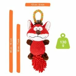 Doglove Dog Toy Fox -Zooplus Sales Shop 303196 edupet doglove hundespielzeug fuchs hs 06 2