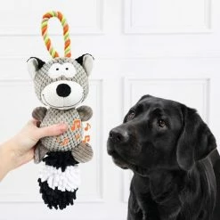 Doglove Dog Toy Raccoon -Zooplus Sales Shop 303396 edupet doglove hundespielzeug waschbar hs 03 3