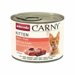 Animonda Carny Kitten Saver Pack 24 X 200g -Zooplus Sales Shop 311400 pla animonda carny kitten rind pute 200g hs 1 1 0