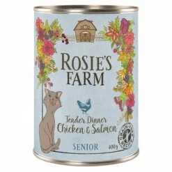 Rosie's Farm Adult Saver Pack Cans 24 X 400g 16 Rosie's Farm Adult Saver Pack Cans 24 X 400g -Zooplus Sales Shop 314899 pla rosie sfarm adult salmonchicken 400g 1