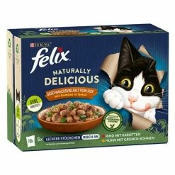 Felix Naturally Delicious 80 X 80g -Zooplus Sales Shop 318696 nestle megapack felix naturally delicious landschaftsauswahl gelee 80x80g hs 03 0