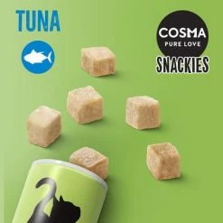 Cosma Snackies Saver Pack -Zooplus Sales Shop 32621 cosma snackies foodboard tuna 1000x1000 5