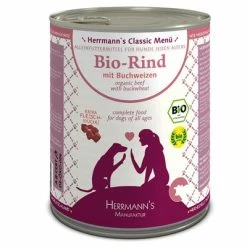 Herrmann's Menu 6 X 800g -Zooplus Sales Shop 33124 pla herrmanns bio rindbuchweizen 2