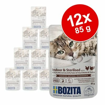 Bozita Morsels In Sauce Indoor & Sterilised 12 X 85 G