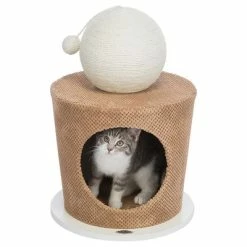 Trixie Cave With Scratching Ball -Zooplus Sales Shop 333298 trixie hoehle kratzball hs 03 5