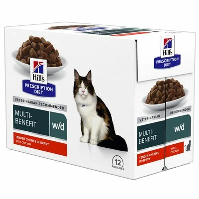 Hill’s Prescription Diet Feline W/d Multi-Benefit - Chicken 4 Hill’s Prescription Diet Feline W/d Multi-Benefit - Chicken - Image 2