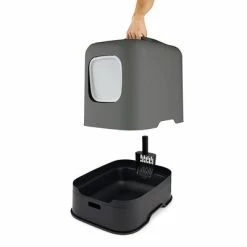 Rotho MyPet Cat Litter Tray BIALA -Zooplus Sales Shop 334596 mypet katzentoilette biala anthrazit hs 02 5