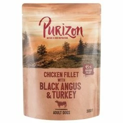 6 X 300g Purizon Adult Pouches Wet Dog Food - Special Price!* -Zooplus Sales Shop 344096 pla megapack purizon pouch blackangus truthahn 300g hs 01 0 1