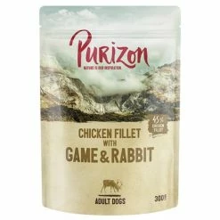 Purizon Adult Pouches Saver Pack 24 X 300g -Zooplus Sales Shop 344197 pla megapack purizon pouch wild kaninchen 300g hs 01 3 2