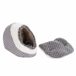 White Dots Snuggle Den -Zooplus Sales Shop 346777 kuschelhoehle white dots 04 07 2013 2