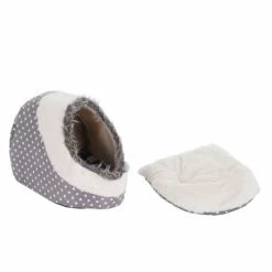 White Dots Snuggle Den -Zooplus Sales Shop 346777 kuschelhoehle white dots 05 07 2013 7