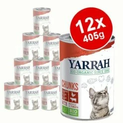 Yarrah Organic Chunks Saver Pack 12 X 405g