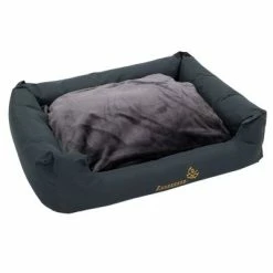 Sleepy Time Dog Bed - Grey -Zooplus Sales Shop 36374 PLA Hundebett Sleepy Time grey mit Kissen 3