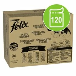 Felix Tasty Shreds Jumbo Pack 120 X 80g