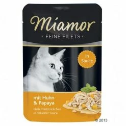 Miamor Fine Filets In Sauce Saver Pack 24 X 100g -Zooplus Sales Shop 370119 miamorfeinefiletspapaya 8