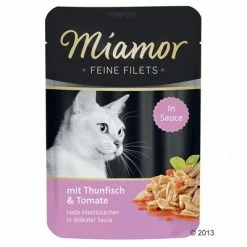 Miamor Fine Filets In Sauce Saver Pack 24 X 100g -Zooplus Sales Shop 370119 miamorfeinefiletsthun 1
