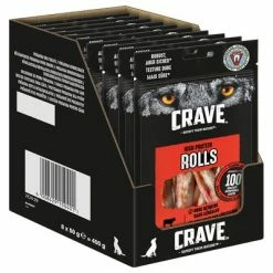 Crave High Protein Rolls 14 Crave High Protein Rolls -Zooplus Sales Shop 371398 mars crave maxi highprotein rolls rind hs 02 8