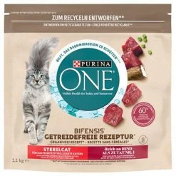 Purina ONE Grain Free Sterilised Beef