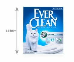 Ever Clean® Total Cover Clumping Cat Litter - Unscented -Zooplus Sales Shop 3 total cover front 10l measurement 2