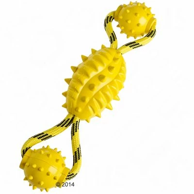 HUNTER Spike Ball Rope Dog Toy - Image 3