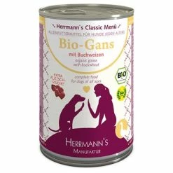 Herrmann's Menu Mixed Trial Pack 12 X 400g -Zooplus Sales Shop 43536 pla h d11 classic bio gans buchweizen 400g web 0