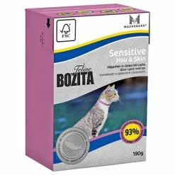 Bozita Feline Tetra Pak Saver Pack 16 X 190g -Zooplus Sales Shop 47523 PLA Bozita Feline Tetrapack Hair Skin Sensitive 190g 4