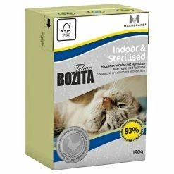 Bozita Feline Tetra Pak Saver Pack 16 X 190g -Zooplus Sales Shop 47524 PLA Bozita Feline Tetrapack Indoor Sterilised 190g 4