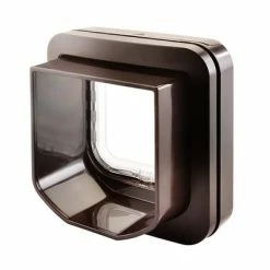 SureFlap Microchip Cat Flap -Zooplus Sales Shop 48142 pla sureflap mikrochip katzenklappe braun hs 04 5