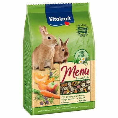 Vitakraft Menu Vital For Dwarf Rabbits 3 Vitakraft Menu Vital For Dwarf Rabbits