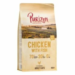 Purizon Adult Grain-Free Dry Cat Food Mixed Trial Pack -Zooplus Sales Shop 55166 pla purizon cats original chicken 400g 1000x1000 1 1