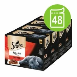 Sheba Pouches Select Slices In Gravy 48 X 85g