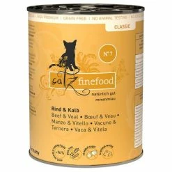 Catz Finefood Can 6 X 400g 12 Catz Finefood Can 6 X 400g -Zooplus Sales Shop 57241 pla petsnature catzfinefood rind kalb 400g hs 01 8