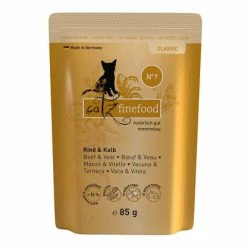 Catz Finefood Pouch Mixed Saver Pack 12 X 85g 12 Catz Finefood Pouch Mixed Saver Pack 12 X 85g -Zooplus Sales Shop 57342 pla petsnature catzfinefood kalbrind 85g hs 01 4