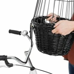 Trixie Bicycle Basket - Black -Zooplus Sales Shop 58025 trixie fahrradkorb schwarz hs 05 8