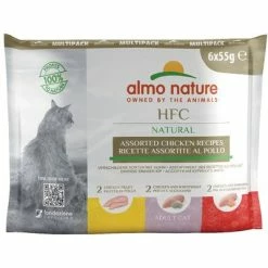 Economy Pack Almo Nature HFC Natural Pouch 12 X 55 G -Zooplus Sales Shop 63188 pla almo nature hfc natural pouch huhnmix 5