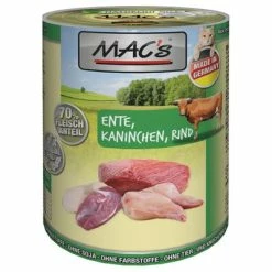 MAC's Cat Saver Pack 18 X 400g 16 MAC's Cat Saver Pack 18 X 400g -Zooplus Sales Shop 63603 pla macs ente kaninchen rind 400g 1