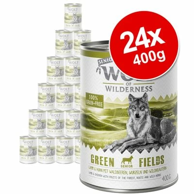 Wolf Of Wilderness Senior Saver Pack 24 X 400g 3 Wolf Of Wilderness Senior Saver Pack 24 X 400g